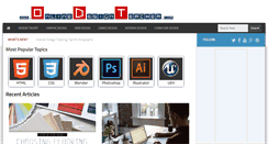 Desktop Screenshot of onlinedesignteacher.com